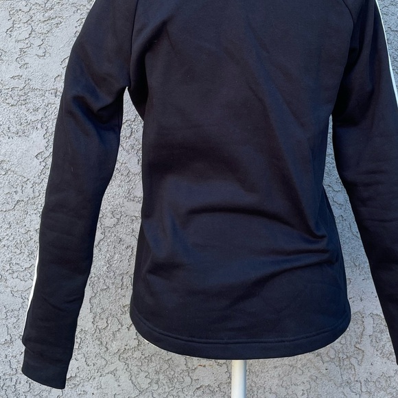 adidas Pullover Long Sleeve  Quarter-Zip 3-Stripe Women's  Size Small - Picture 10 of 11